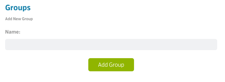 Add Group Name